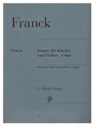 G. Henle Verlag Franck - Sonata In A Major Παρτιτούρα για Βιολί / Πιάνο