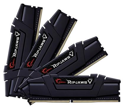 G.Skill Ripjaws V 128GB DDR4 RAM με 4 Modules (4x32GB) και Ταχύτητα 3600 για Desktop