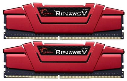 G.Skill Ripjaws V 16GB DDR4 RAM με 2 Modules (2x8GB) και Ταχύτητα 3600 για Desktop