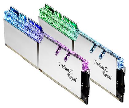 G.Skill Trident Z Royal 32GB DDR4 RAM με 2 Modules (2x16GB) και Ταχύτητα 3600 για Desktop