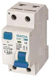 Gacia Ρελέ Ράγας Διαρροής 20A Διπολικό με Τάση 230V 500-43503 από το Esmarket