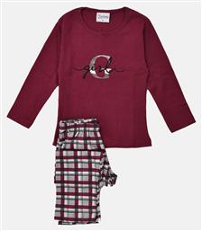 Galaxy Παιδική Πιτζάμα Χειμωνιάτικη Μπορντό