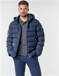 Gant Ανδρικό Μπουφάν Puffer για Χειμώνα Navy Μπλε