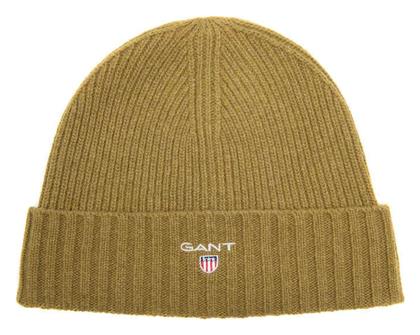 Gant Beanie Ανδρικός Σκούφος σε Χακί χρώμα