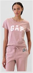 GAP Logo Γυναικείο T-shirt Ροζ, Lilas Pink