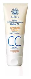 Garden CC Matte Light Κρέμα Προσώπου Ημέρας με SPF30 για Ενυδάτωση & Ατέλειες 50ml