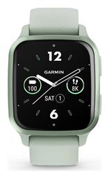 Garmin Venu Sq 2 40mm Metallic Mint Aluminium Bezel with Cool Mint Case and Silicone Band