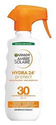 Garnier Ambre Solaire Hydra 24h Αδιάβροχη Αντηλιακή Κρέμα Προσώπου και Σώματος SPF30 σε Spray 270ml