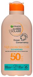 Garnier Ambre Solaire Ocean Protect Αδιάβροχη Αντηλιακή Κρέμα για το Σώμα SPF50 200ml από το Pharm24