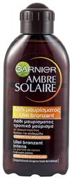 Garnier Ambre Solaire Tanning Intensive Oil Λάδι Μαυρίσματος για το Σώμα 200ml από το Galerie De Beaute