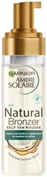 Garnier Ambre Solaire Vegan Natural Bronzer Self Tanning Mousse Σώματος 200ml