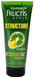 Garnier Fructis Style Structure Extra Fixation Gel Μαλλιών 200ml από το ΑΒ Βασιλόπουλος