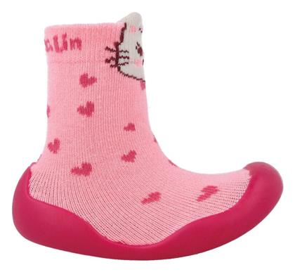 Garvalin Παιδικές Καλτσοπαντόφλες Ροζ