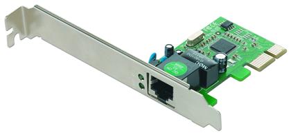 Gembird Ενσύρματη Κάρτα Δικτύου Gigabit (1Gbps) Ethernet PCI-e