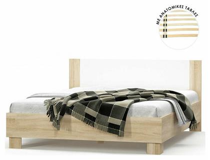 Geneva King Size για Στρώμα 180x200cm Φυσικό / Λευκό
