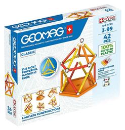 Geomag Μαγνητικό Παιχνίδι Κατασκευών Classic 42τμχ για Παιδιά 3+ Ετών