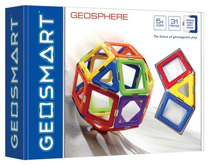 GeoSmart Μαγνητικό Παιχνίδι Κατασκευών Geosphere για Παιδιά 5+ Ετών