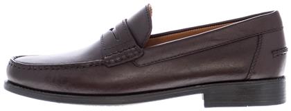 Geox U New Damon B Δερμάτινα Ανδρικά Loafers σε Καφέ Χρώμα