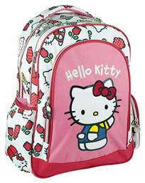 Gim Hello Kitty Tulip Σχολική Τσάντα Πλάτης Δημοτικού σε Ροζ χρώμα 27lt