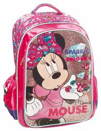 Gim Minnie Gem Σχολική Τσάντα Πλάτης Δημοτικού σε Ροζ χρώμα από το Plus4u