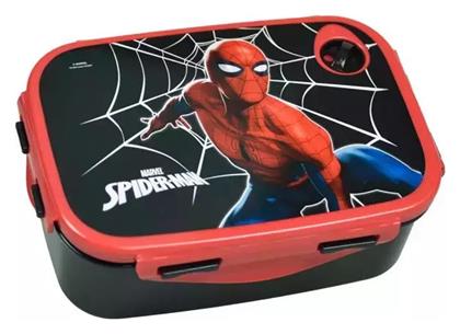 Gim Πλαστικό Παιδικό Δοχείο Φαγητού Spiderman Μαύρο 17.5 x 13 x 7εκ. από το Toyscenter