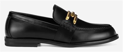 Gino Rossi Γυναικεία Loafers σε Μαύρο Χρώμα
