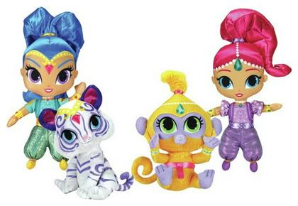 Giochi Preziosi Shimmer & Shine Λούτρινο 15cm (4 Σχέδια)