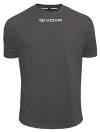 Givova One Αθλητικό Ανδρικό T-shirt Γκρι με Λογότυπο