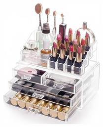 GlobalExpress Θήκη Οργάνωσης Καλλυντικών Διάφανη