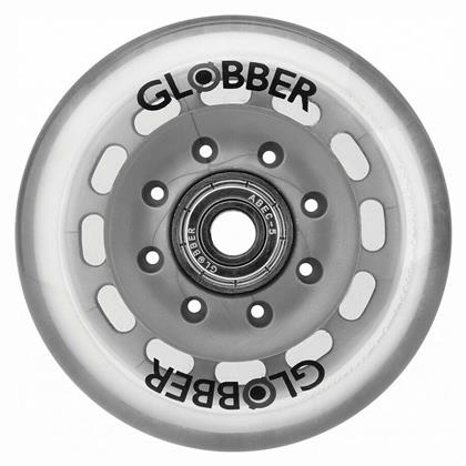 Globber Ρόδα για Παιδικό Πατίνι 80mm, Cool Grey