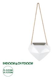 GloboStar Heraklio Κασπώ σε Λευκό Χρώμα 13.5x37cm από το Designdrops