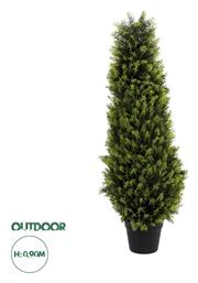 GloboStar Τεχνητό Φυτό Artificial Garden CYPRESSUS SEMPERVIRENS 90cm