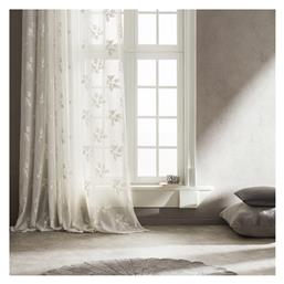 Gofis Home Κουρτίνα με Τρουκς Leaf 532 05 Off White 140x280εκ. από το Carpets-Store