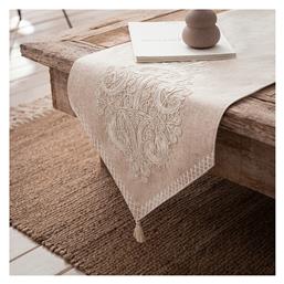 Gofis Home Ράνερ με Κέντημα Althea 304 Linen 40x160εκ. από το Designdrops