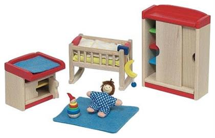 Goki Furniture for Flexible Puppets Baby Room Έπιπλο για Κουκλόσπιτο