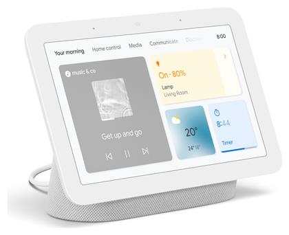 Google Nest Hub (2nd Gen) Chalk Συμβατό με Google Home από το Public