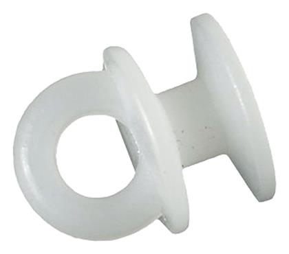 Grace Γαντζάκια Κουρτίνας Στρογγυλά με Ροδάκι 50τμχ