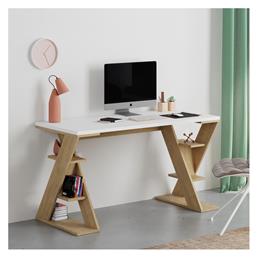 Γραφείο Papillon με Βιβλιοθήκη 137x60x75εκ.