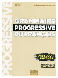 GRAMMAIRE PROGRESSIVE FRANCAIS DEBUTANT COMPLET (+200 EXERCICES) (+ CD) UPDATED