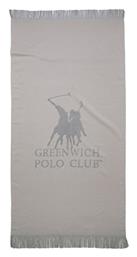 Greenwich Polo Club 3778 Πετσέτα Θαλάσσης με Κρόσσια Εκρού 170x80εκ. από το Katoikein