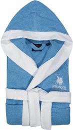 Greenwich Polo Club Παιδικό Μπουρνούζι 8605 ΓΑΛΑΖΙΟ με Κουκούλα