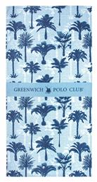 Greenwich Polo Club Πετσέτα Θαλάσσης Βαμβακερή Γαλάζια