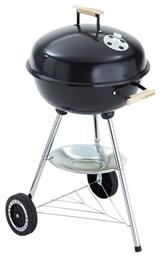 Grill Chef GC 0423 Ανοξείδωτη Στρογγυλή Ψησταριά Κάρβουνου με Καπάκι και Ρόδες 43εκ.