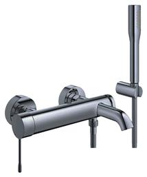 Grohe Essence New 33628001 Αναμεικτική Μπαταρία Μπανιέρας Πλήρες Σετ Ασημί από το Polihome