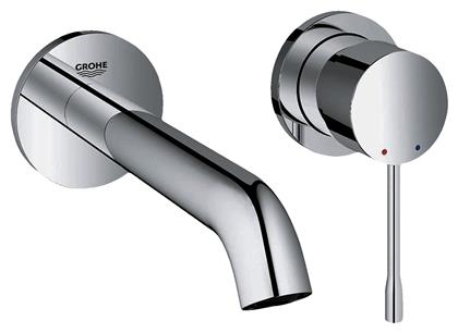 Grohe Essence Σετ Μίκτης & Στόμιο Εντοιχισμού Νιπτήρα 1 Εξόδου Chrome από το Polihome