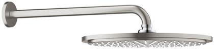 Grohe Essence Super Steel 26066DC0 Στρογγυλή Κεφαλή Ντουζ 31cm με Βραχίονα 38cm από το Polihome