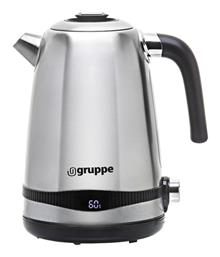 Gruppe HHB8702D Inox 1.7lt με Ισχύ 2200W Ασημί