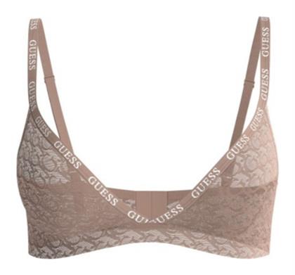 Guess Μπεζ Γυναικείο Bralette Σουτιέν