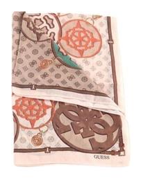 Guess Γυναικείο Φουλάρι Μπεζ