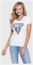 Guess Γυναικείο T-shirt Λευκό